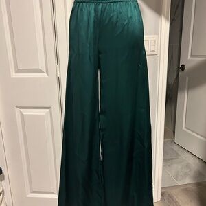 Fiorla 100% silk Wide-Leg Women's Pants